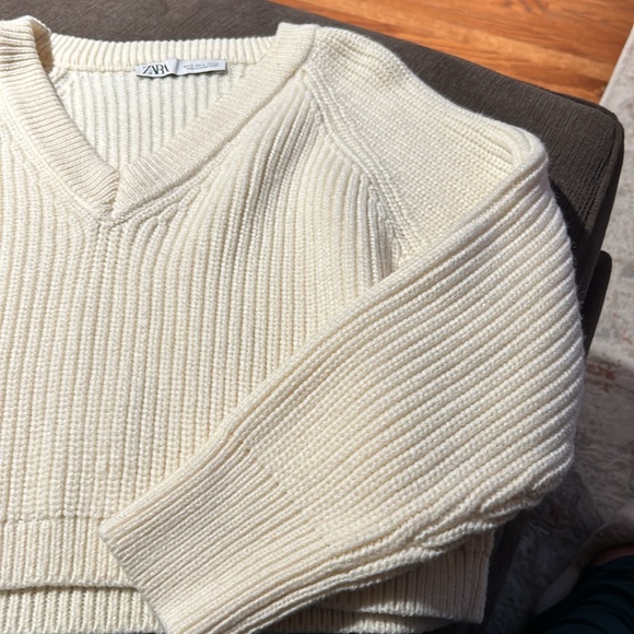 Zara sweater size M. Very good condition. Off white - Picture 6 of 6